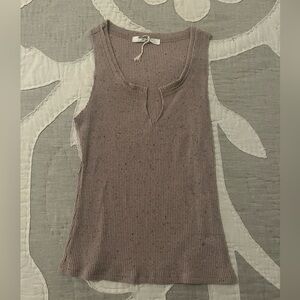 Project Social T Ribbed Tank Top - Mauve